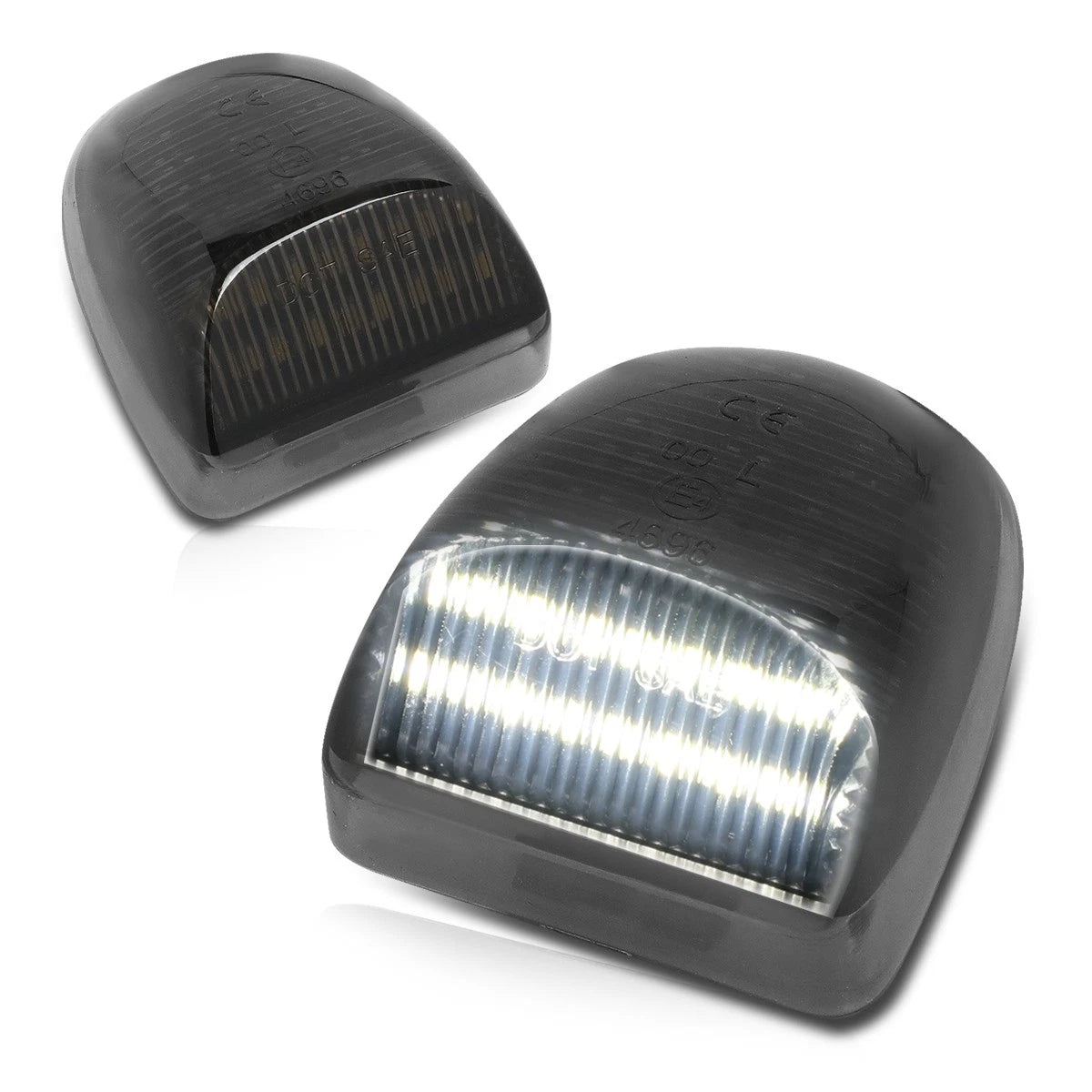 Nuvision White LED License Plate Lights for Silverado/Sierra/Tahoe/Yukon (1999–2013)