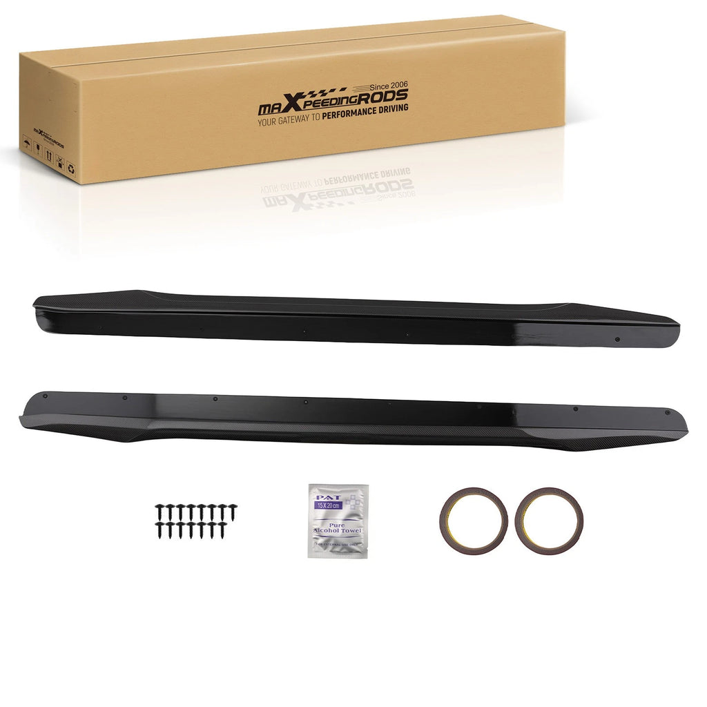 Carbon Fiber Side Skirt Extension Panel for Cadillac CTS-V (2009–2014)