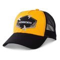 Quilted Yellow and Black Mesh Embroidered Hat for Kenworth Trucks