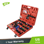 28Pcs Radiator Pressure Tester Vacuum Cooling Purge System Kit for Universal