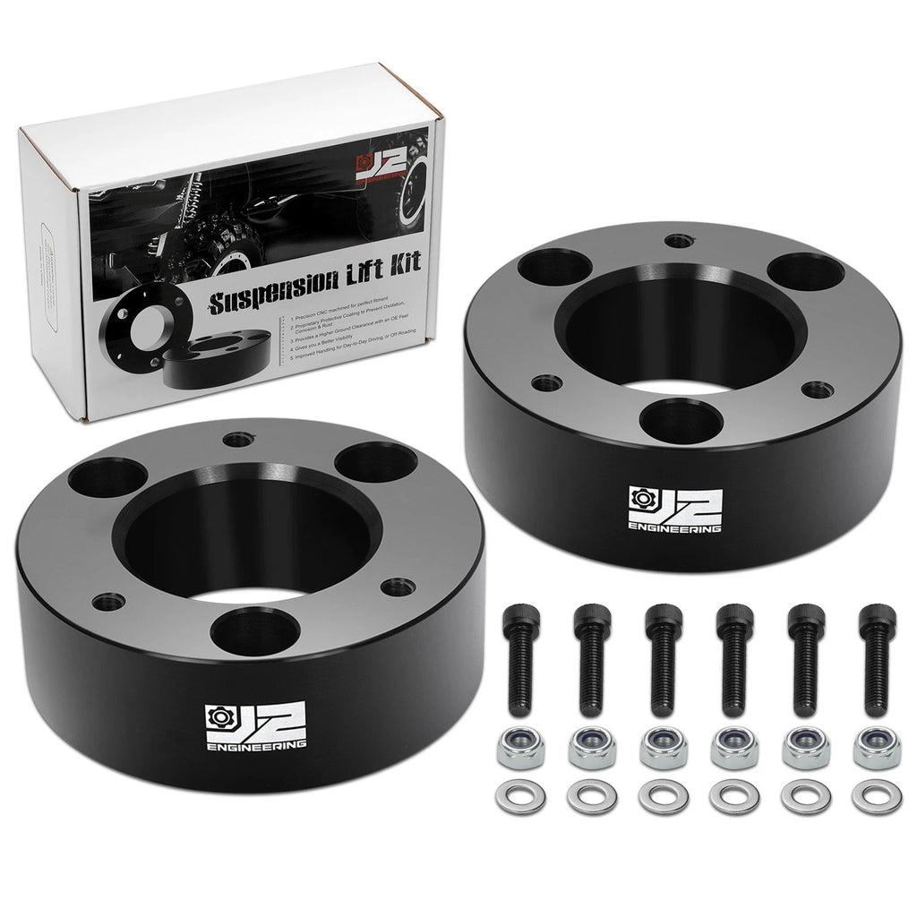 3" Billet Aluminum Front Strut Top Mount Lift Kit Spacer for Ford F-150 (2004–2024)