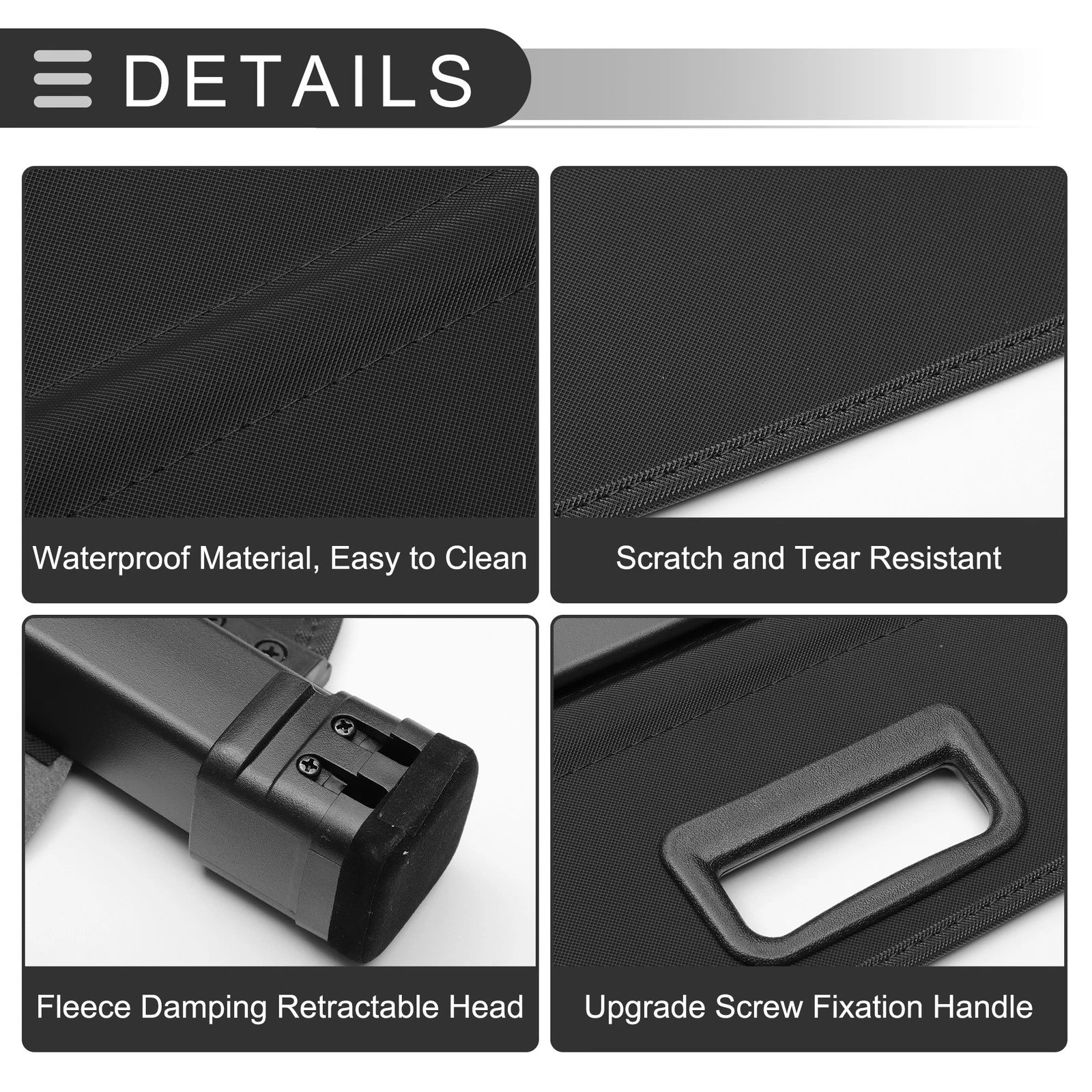 Retractable Cargo Cover for Toyota 4Runner (2010–2024) Gloss Black