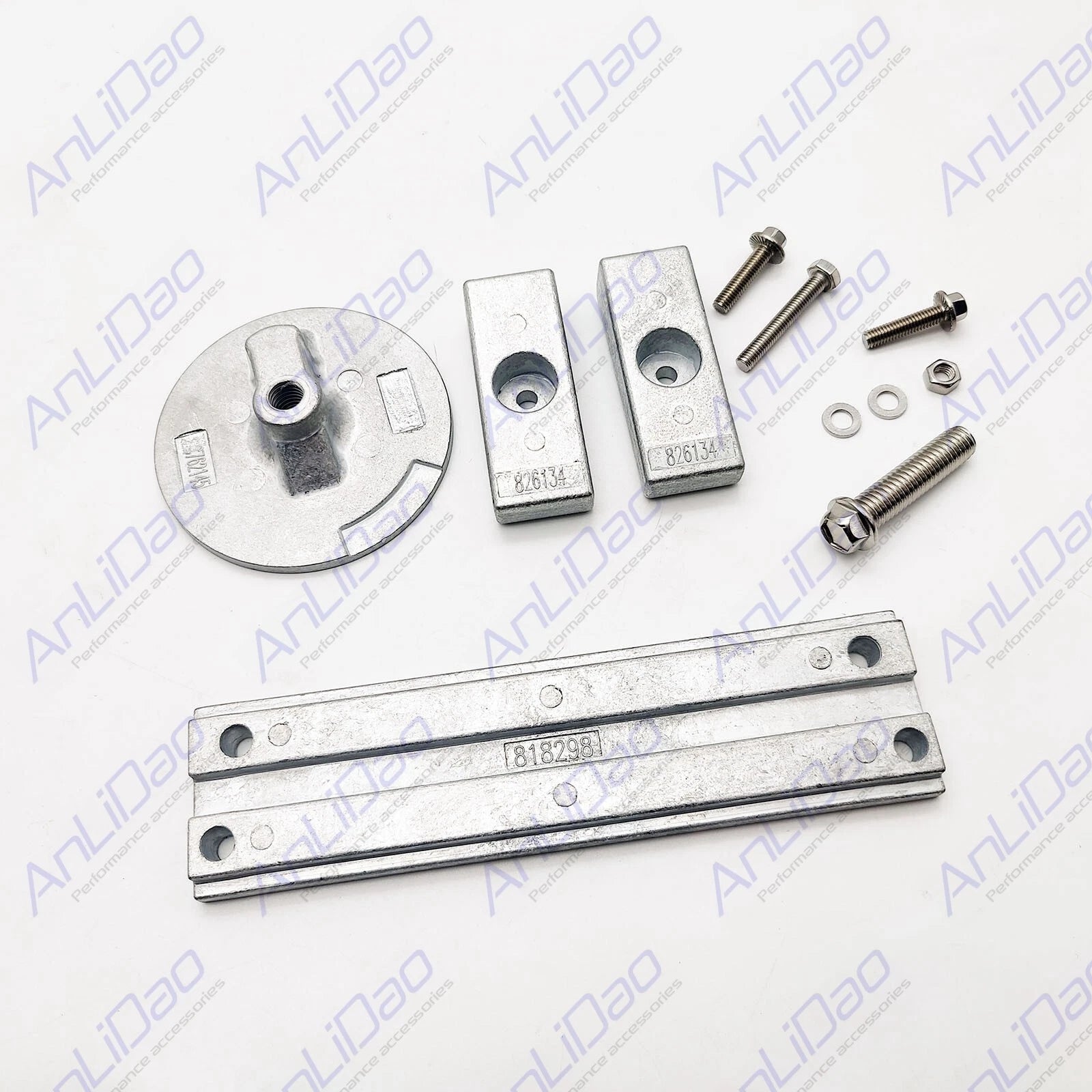 Anode Kit for Mercury Marine L4 Verado OptiMax Outboards (8M0107551)