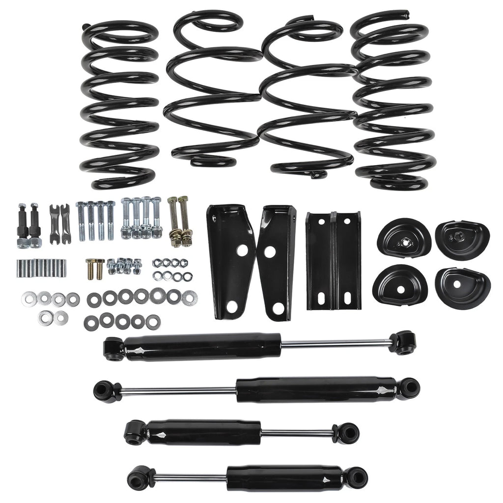 Front 3" Rear 5" Drop Lowering Kit w/ Shock Spring for Chevrolet C10 (1963–1972)
