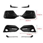 Fog Light Garnish Covers for Honda Civic FK7 Hatchback (2017–2021)