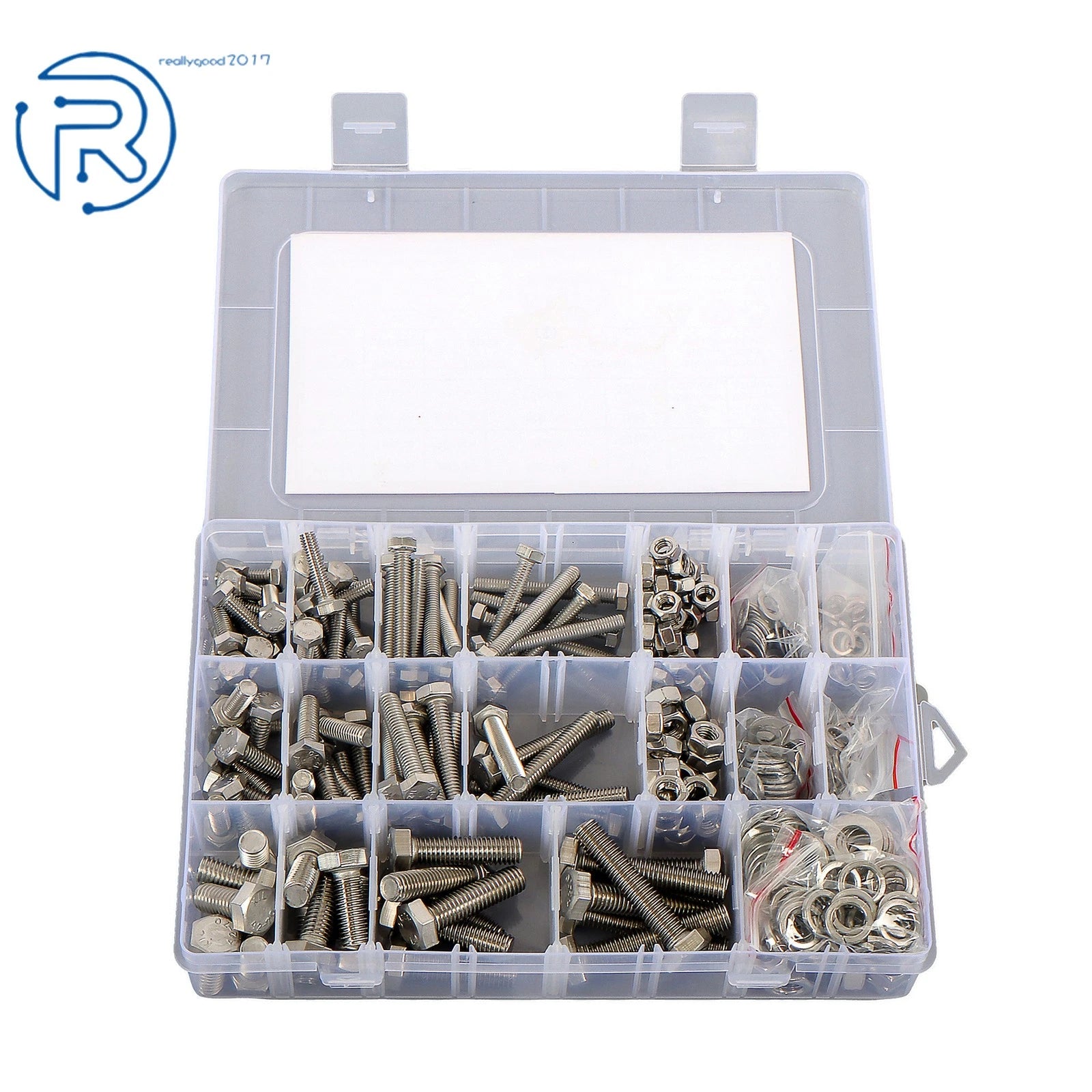 Stainless Steel Bolts and Nuts Kit for Faucet (408 Pack)