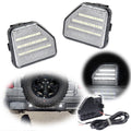 LED Rear Bumper Reflector Backup Lights for Jeep Wrangler JL (2018–Present)