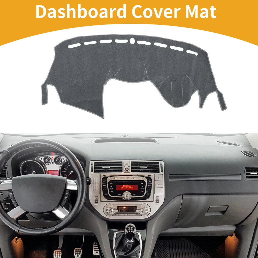 Dashboard Cover Mat for Ford Kuga 2 (2015) Gray 1 Pc