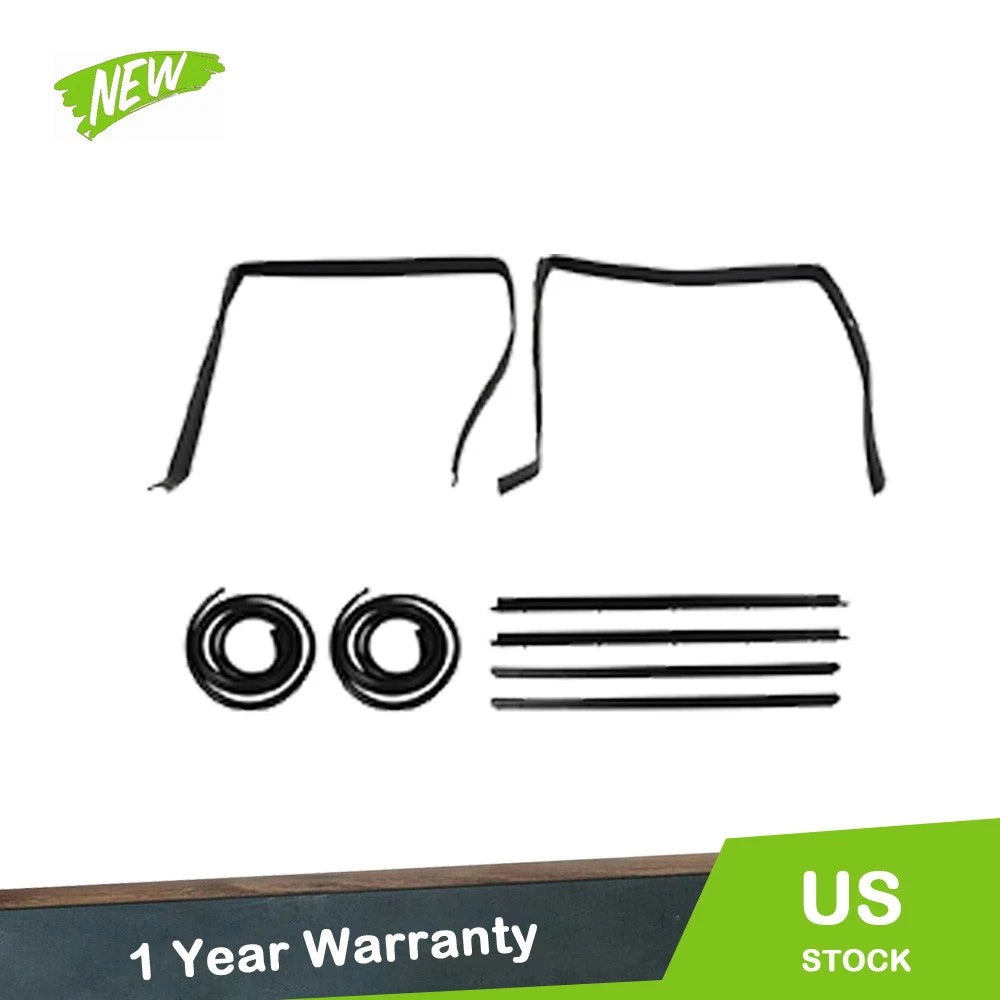 Rubber Door Weatherstrip Seal Kit for GMC S-15 Jimmy Chevy S10 Blazer (1983–1994)