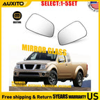 Set of 2 Heated Side Mirror Glass for Nissan Frontier (2005–2023) W/Blind Spot