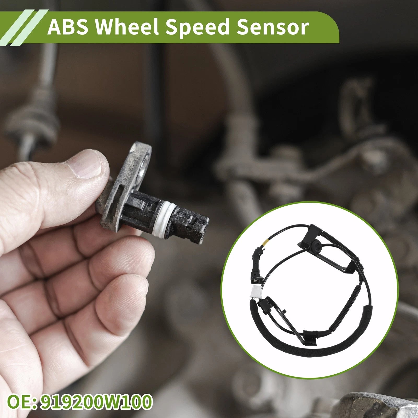 ABS Wheel Speed Sensor No. 919200W100 for Hyundai Santa Fe (2006–2012)