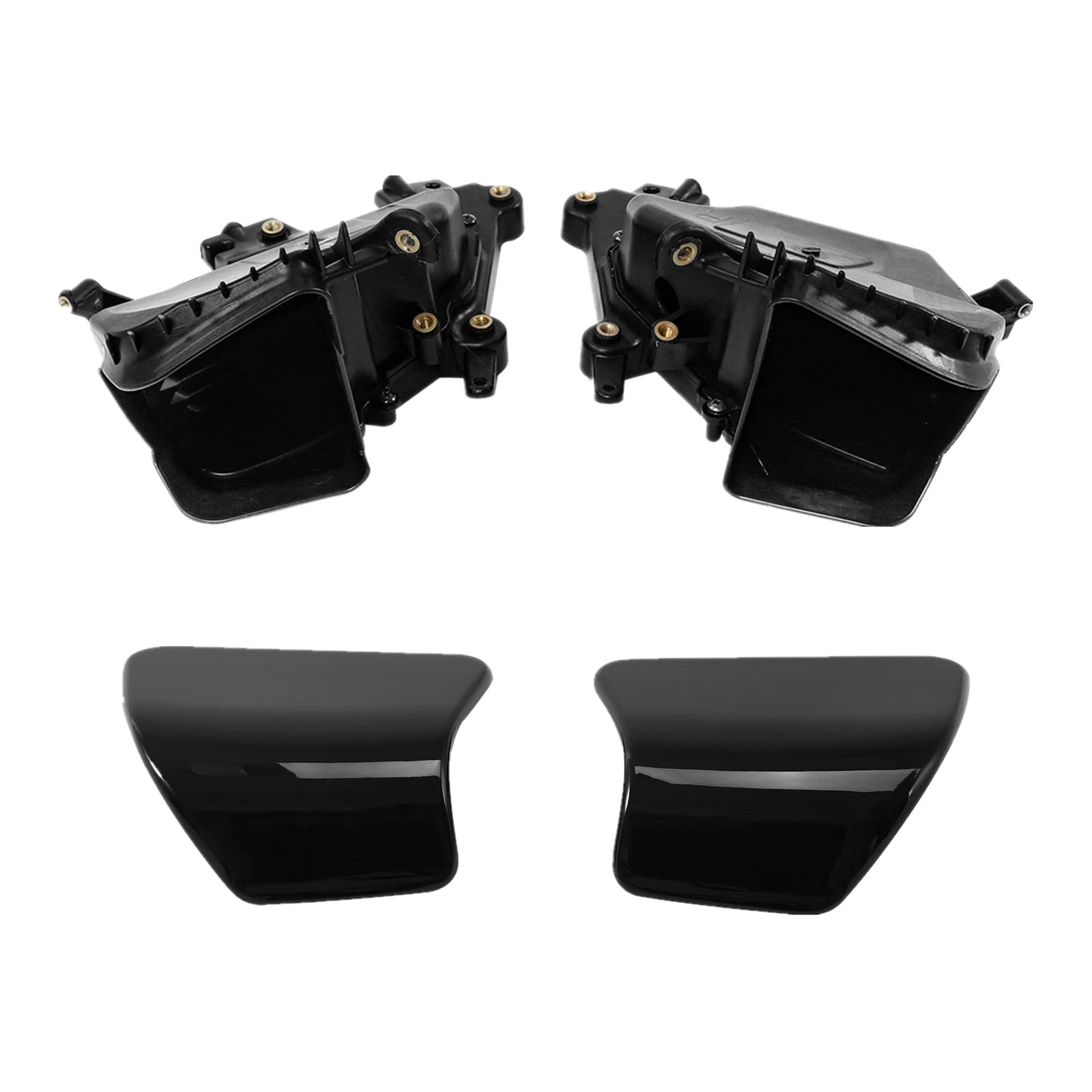 Fairings Storage Glove Boxes Doors for Harley Touring Road Glide (2015–2023) Black