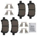 Set of 4 Rear Ceramic Brake Pads for Toyota Avalon Solara Camry (1999–2008) D828 P-828