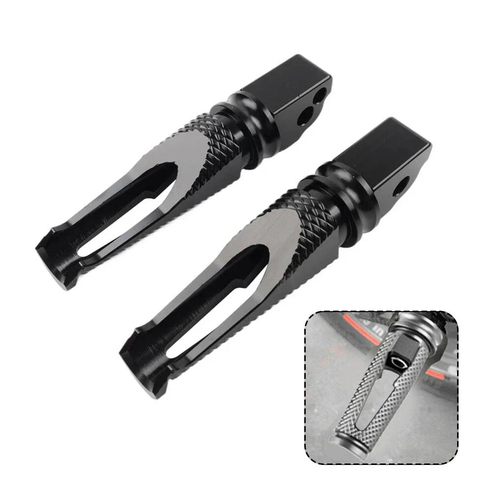 Black Rear Passenger Foot Pegs for BMW HP4 S1000RR S1000R (2012-2020)