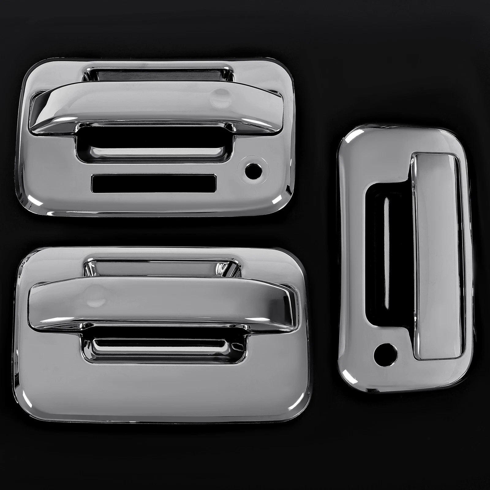 Set of 2 Chrome Door Handle & Tailgate Covers for Ford F-150 (2004-2014)