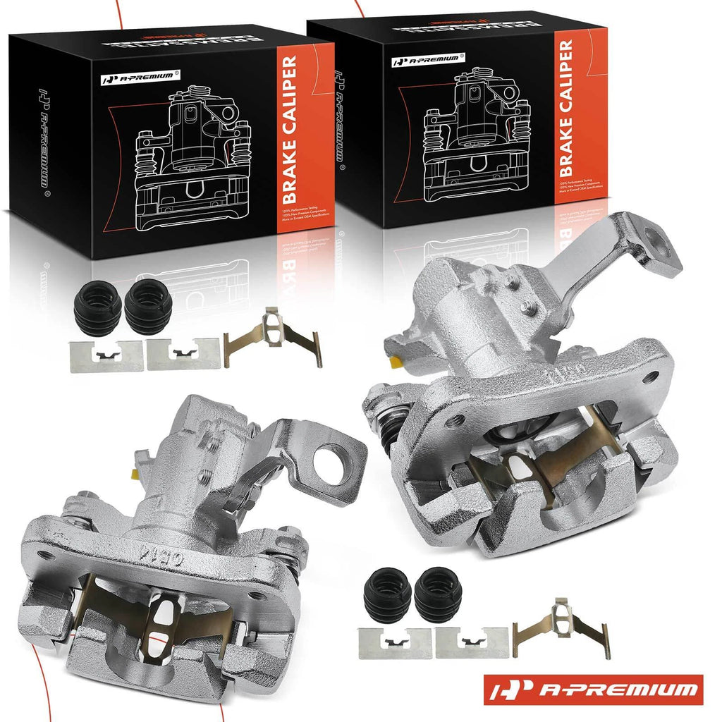 Pair Rear Brake Calipers with Bracket for Acura Integra (1994–2001) Honda Civic