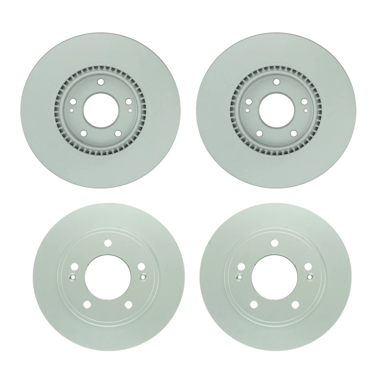 Disc Brake Rotors Kit for Hyundai Kia (300 mm Front, 261.9 mm Rear)