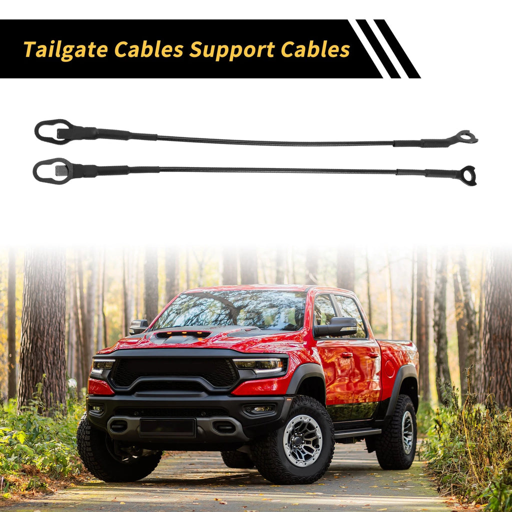 1 Pair Tailgate Cables for Dodge Ram 1500 2500 (2002–2010)