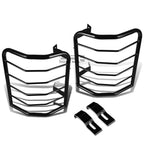 Tail Light Cage Guard for Jeep Liberty (2008–2013) - Black Stainless Steel