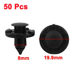 50 Pcs Door Trim Plastic Rivets Fastener for Nissan 