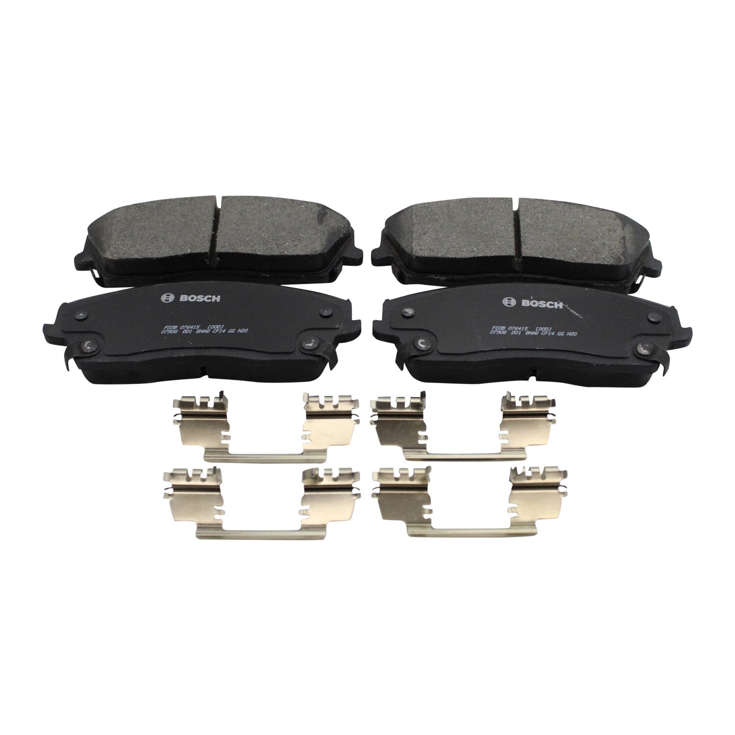 Set of 4 Bosch QuietCast Front Ceramic Brake Pads for Dodge 300, Challenger, Charger, Magnum (2005–2020)