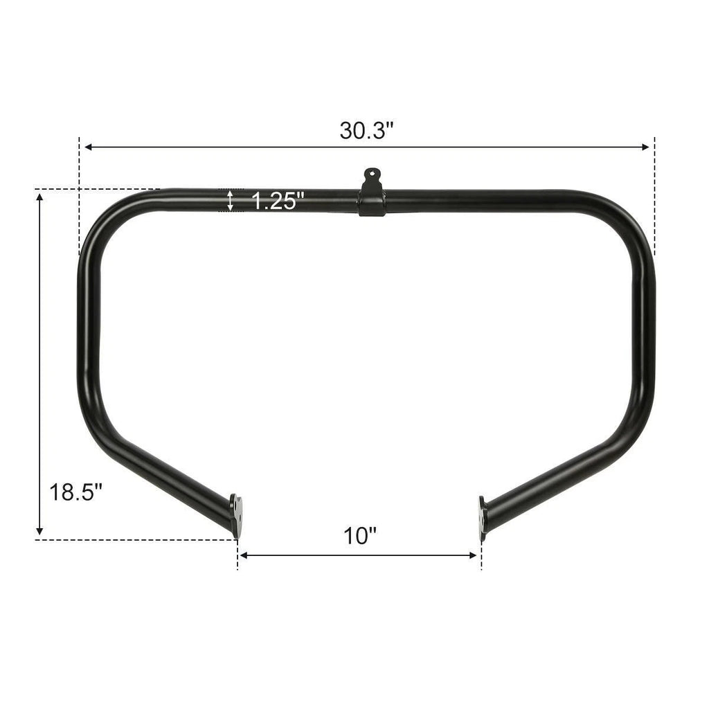 Matte Lower Vented Fairing Engine Guard Crash Bar for Harley Touring (2014–2024)