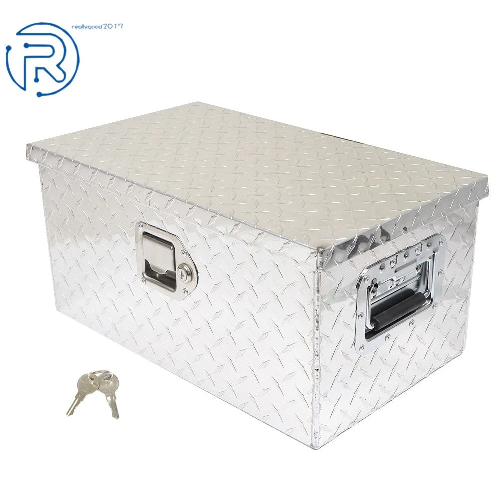 Aluminum Tool Box Storage for Pickup Trailer (20" x 12" x 9.5")