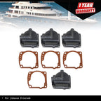 Set of 4 Carburetor Float Bowl Chambers for Johnson Evinrude