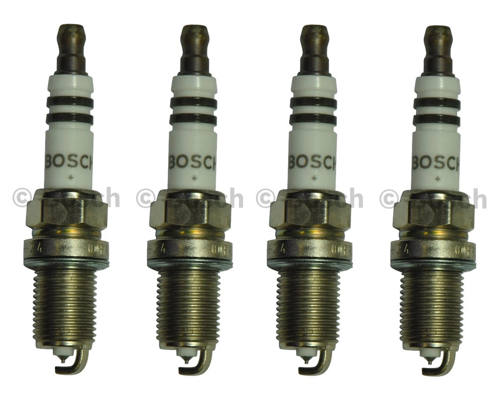 Set of 4 Bosch Spark Plugs for VW Audi 2.0L Turbo (2000–2023)