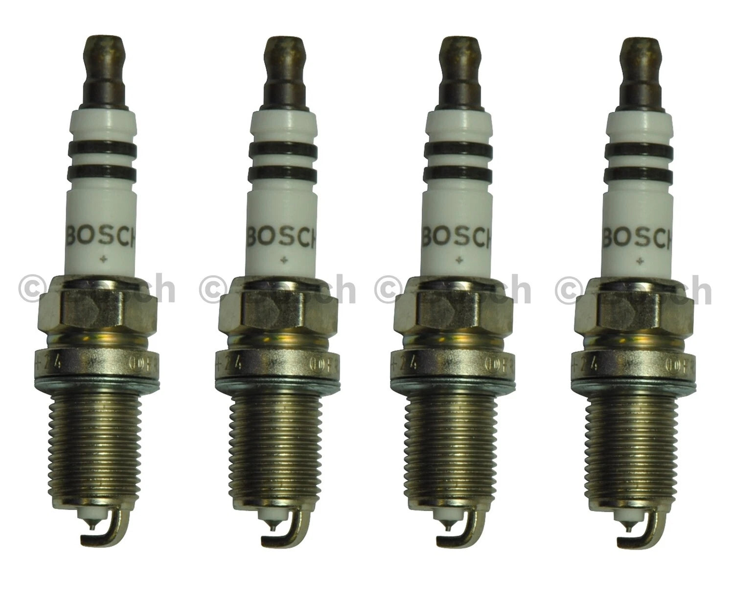 Set of 4 Bosch Spark Plugs for VW Audi 2.0L Turbo (2000–2023)