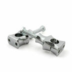 1" 25mm Chrome Handlebar Risers Clamp for Universal Dyna Sportster Touring