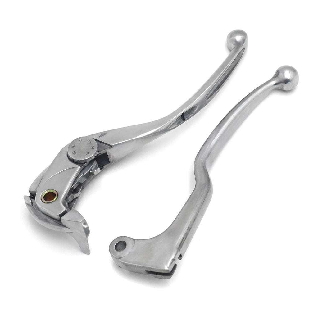 Set of 2 Silver Brake Clutch Levers for Honda CBR600RR (2007–2024), CBR1000RR (2008–2024)