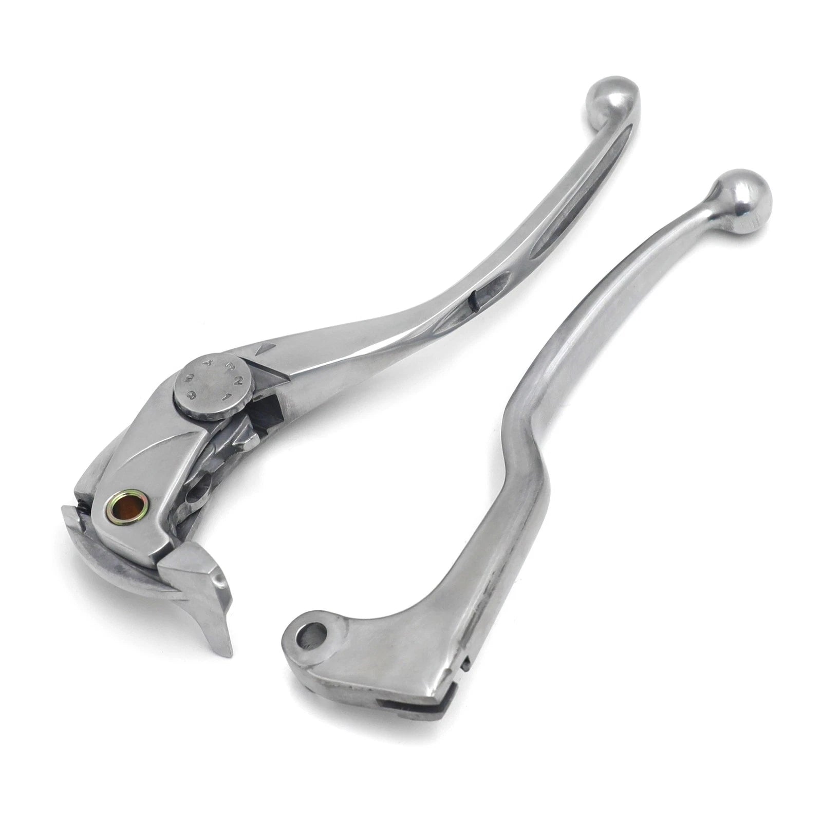 Set of 2 Silver Brake Clutch Levers for Honda CBR600RR (2007–2024), CBR1000RR (2008–2024)