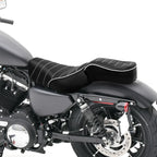 Driver & Passenger Seats for Harley Iron 883 XL883N (2016-2022) Black & White