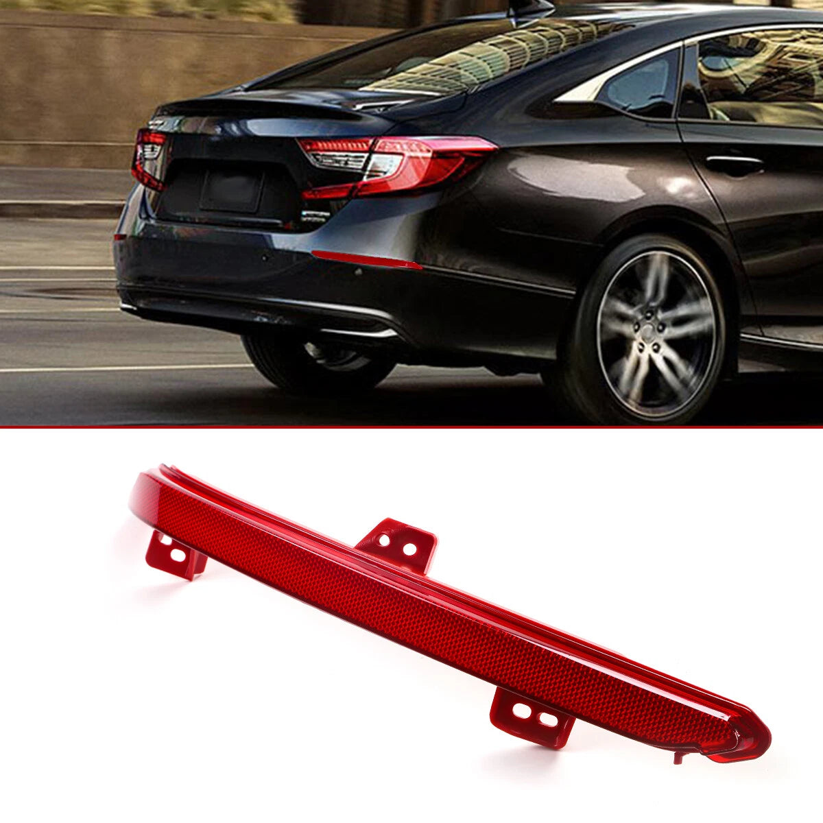 Right Passenger Rear Bumper Light Reflector for Honda Accord (2018–2022)
