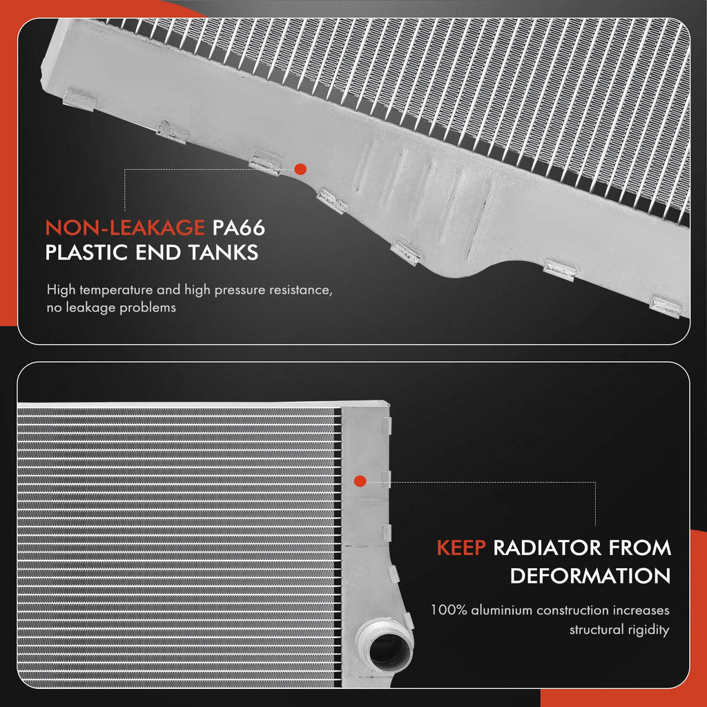 Aluminium Radiator for BMW 640i 640i Gran Coupe 640i xDrive 740i (2011–2019)