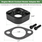 Block Heater Adapter Kit AM134805 for John Deere 1025R 2025R 2032R 2038R (2015–2023)