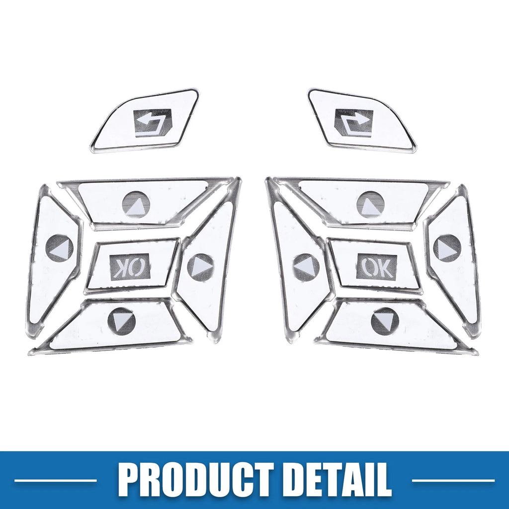 Set of 12 Steering Wheel Button Stickers for Mercedes Benz 