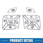 Set of 12 Steering Wheel Button Stickers for Mercedes Benz 
