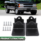LS LSX Engine Swap Adapter Plate Mount Bracket Kit for Chevy (1973–1998)