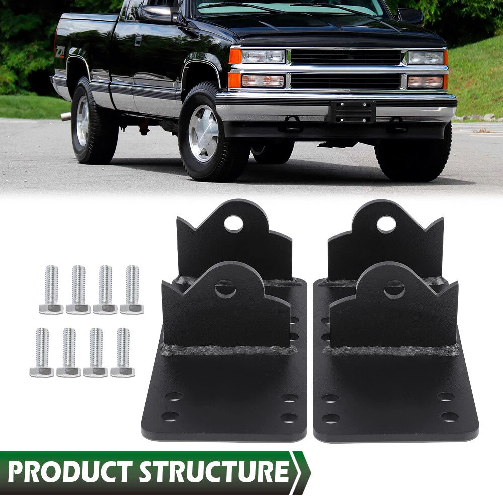 LS LSX Engine Swap Adapter Plate Mount Bracket Kit for Chevy (1973–1998)