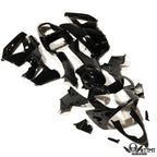 ABS Plastic Injection Full Fairing Kit for Honda CBR900RR 929 (2000–2001) Gloss Black