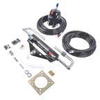 Hydraulic Outboard Steering System Kit for Single-Engine Boats (2x24FT Hose)