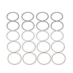 Set of 4 Piston Rings Kit STD 75MM for Honda CBR1000RR Fireblade (2004–2007)