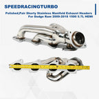 Shorty Exhaust Header for Dodge Ram 1500 HEMI 5.7L (2009–2018)