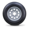 Free Country ST205/75D14 Trailer Tire Rim 5 Lug 4.5" PCD Silver Mod