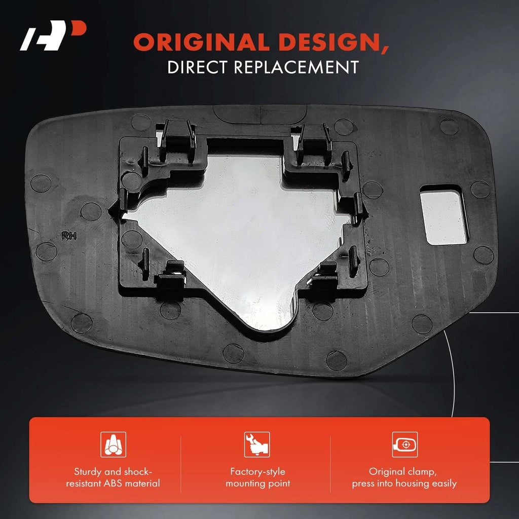 Passenger Manual Mirror Glass for Honda Accord (2008–2012)