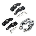 1-1/4" Short Angled Highway Footpeg Pegs for Harley Touring Softail