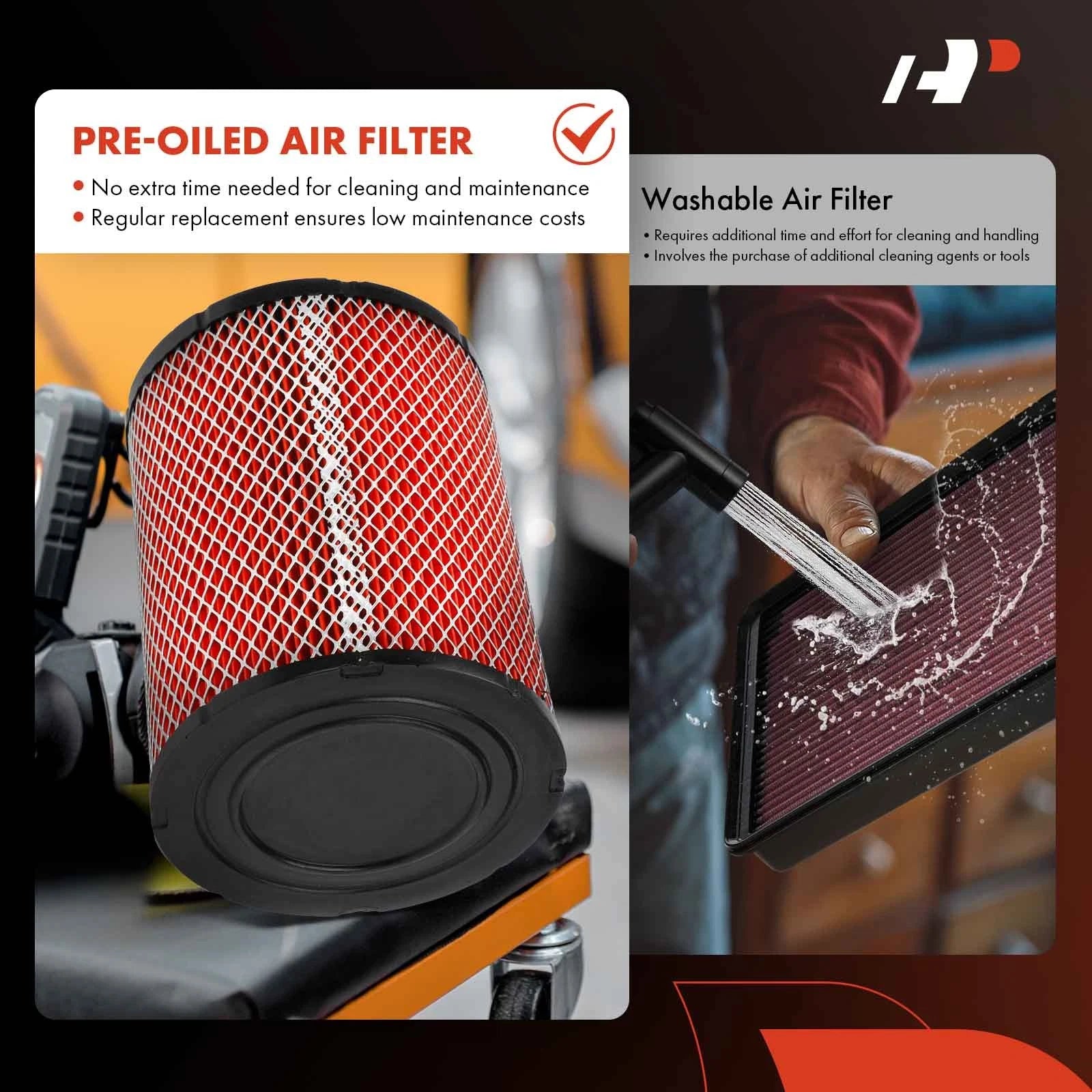 2X Performance Engine Air Filter for GMC Envoy/Chevy (2002-2009)
