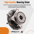 Set of 2 Front Wheel Bearing Hub Assembly for Lexus Toyota 4Runner FJ Cruiser